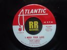 PATTI LABELLE & THE BLUEBELLES - I NEED YOUR LOVE US ATLANTIC PROMO SOUL