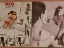 Two Classic UFO vinyl LP records, Force It and No Heavy Petting 1975/76