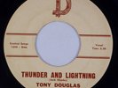 TONY DOUGLAS: Thunder and Lightning US D Rare Country Bopper 45 HEAR