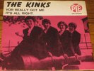 KINKS You Really Got Me NM/NM 1964 Sweden/Norway 45  MISPRINT COVER