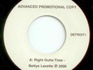 BETTYE LAVETTE Right Outta Time (Detroit 1) PROMO Modern Northern Soul