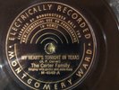 Mont Ward 4549 Carter Family COWBOY'S WILD SONG TO HERD 78 rpm E- Country 1934
