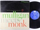 Thelonious Monk - Mulligan Meets Monk LP - Riverside - RLP 12-247 Mono DG