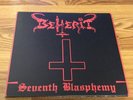 Beherit Seventh Blasphemy EP record black vinyl edition with poster Blasphemy