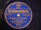JAZZ HARRY ROSENTHAL ORCH My Heart Is An Open Book RBCOLUMBIA 3019 E