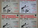 ORIGINAL SOUND TRACK? MY FAIR LADY VOL1-4 EP SET OF 4 ORIGINAL 1960'S EP FROM TH