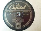 NAT KING COLE Pretend / Funny 78rpm RARE  Record Capital Records