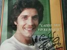 Frédéric François LP  laisse-moi vivre ma vie (dédicacé)