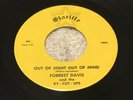 BLUEGRASS 45 FORREST DAVIS Out Of Sight Out Of Mind STARLITE LABEL 5808 NM