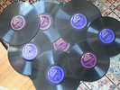 8 HARRY LAUDER 1 & 2 sided VICTOR 78 RPMS Blue Purple Labels 10