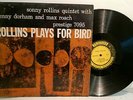 SONNY ROLLINS QUINTET Plays For Bird '56 Prestige RVG 446W50th NYC Dorham Roach