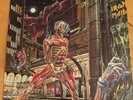 IRON MAIDEN LP SOMEWHERE IN TIME ORIGINAL UK 1986 1st PRESS NEAR MINT