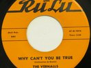 VERNALLS Why Can’t You Be True / Raindrops RULU 6753 doo wop repro HEAR