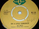 JOE WHITE Try A Little Tenderness 45 1968 BLUE CAT 1st  SUPER RARE    BS 119