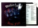 Motörhead - Iron Fist Europe LP 1982 + Innerbag .