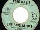 THE FASCINATORS Oh Rose Marie / Fried Chicken CAPITOL Promo Rare Doo Wop Soul 45