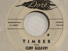 45rpm CLIFF GLEAVES doowop ballad DORE HOLD BACK THE DAWN vg++ b/w TIMBER vg+