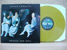 LP Black Sabbath Heaven and Hell YELLOW VINYL Ronnie James Dio coloured Iommi