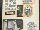 1970 THE JIMI HENDRIX EXPERIENCE LIVE AT THE LA FORUM BOOTLEG VINYL LP BLUE VOL2