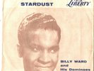 BILLY WARD/DOMINOES--PICTURE SLEEVE + 45--(LUCINDA/STARDUST)--PS--PIC--SLV
