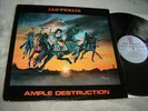 Jag Panzer - Ample Destruction LP rare translucent red vinyl EXC with insert
