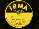 JIMMY McCRACKLIN Blues Blasters 78 BEER TAVERN GIRL / LOVE FOR YOU on Irma RJ 24