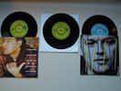 THREE DAVID GILMORE UK 45's ' LOVE ON THE AIR - BLUE LIGHT - THERE'S NO WAY EX +