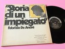 DE ANDRE LP STORIA DI UN IMPIEGATO ORIGINALE 1973 NM GROOVED LABEL E LIBRETTO