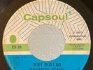 Sweet Northern Soul 45 Kool Blues Why Did I Go on Capsoul HEAR