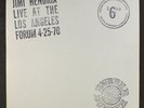 JIMI HENDRIX: Live At The L.a. Forum 4-25-70 LP (2 LPs) Rock & Pop