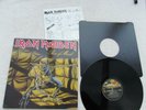 IRON MAIDEN LP PIECE OF MIND ORIGINAL UK 1st PRESS NEAR MINT + INSERT + STICKER