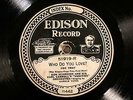 EDISON 51919 DON VOORHEES ORCH Who Do You Love? / Blue Skies