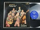 THE CHAMPS Everybody’s Rockin MONO 1st PRESS 1959 garage surf/rock-n-roll LP