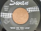 The Sapphires - Who Do You Love / Oh So Soon - Swan 45 VG++/NM- Soul R&B