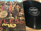 3 Beatles LPS   Black & Silver Stereo Banner ( Australia ) Labels