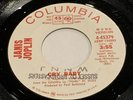 45rpm JANIS JOPLIN: Cry Baby USA Columbia DJ PROMO Mono Stereo Superb NM-