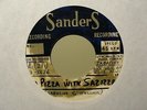 PASQUALE & THE LUNAR-TIKS - LA PIZZA / MOON MADNESS - Exotica / Psych Acetate