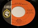 ROCK 45 - PETER BEST (Formerly Of The Beatles) - Boys / Kansas City CAMEO VG+
