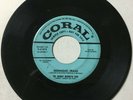 *JOHNNY BURNETTE TRIO Midnight Train Oh Baby Babe Coral 9-61675 strVG blue promo