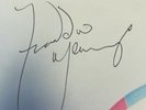 QUEEN FULLY SIGNED VINYL ALBUM . A NIGHT AT THE OPERA . IN VERY GOOD CONDITION .
