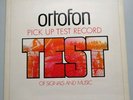 Ortofon Pick Up Test Record of signals and music, NO 2