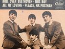 INCREDIBLY RARE Four By The Beatles 45 GOOD+ FREE SHIPPING