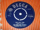 ROLLING STONES The Last Time / Play With Fire 45 1965 DECCA 1st  MINT   F.12104
