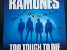 Ramones - Too Tough To Die    Signed  Autographed  Sex Pistols Buzzcocks Clash