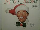 BING CROSBY MERRY CHRISTMAS VINYL LP ALBUM DECCA RECORDS SILVER BLACK LABEL VG+