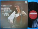 Philips Saint Saens Cello Con. Complete Walevska Inbal NM Sample Copy