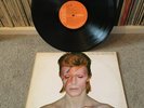 DAVID BOWIE Aladdin Sane LP 1973 Glam Rock VGC+ VINYL + LYRIC SHEET Jean Genie