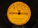 78 RPM SUN 212 DOCTOR ROSS - The Boogie Disease / Juke Box Boogie - Near Mint