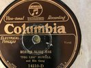 Columbia 14210D PEG LEG HOWELL Beaver Slide Rag  78rpm  w Columbia sleeve 1927