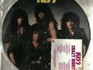 Kiss PICTURE DISC. 1987 CRAZY NIGHTS LP. USA Pressing